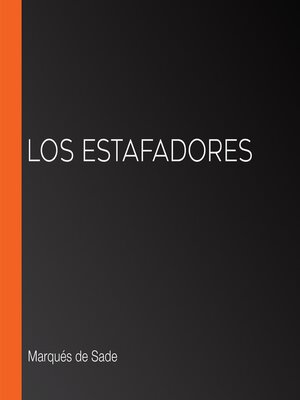 cover image of Los estafadores